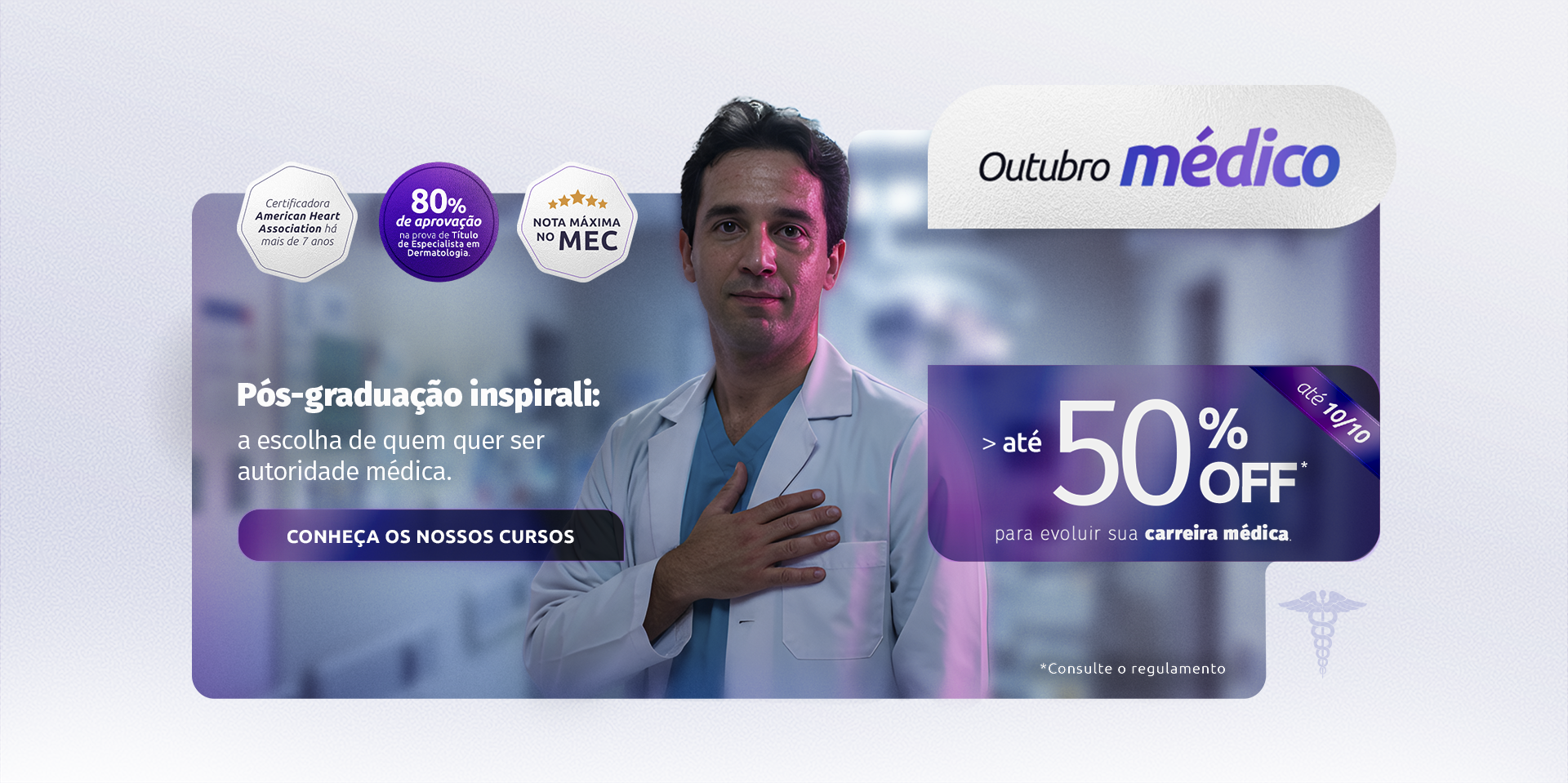 Outubro médico com condições especiais